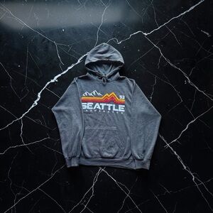 Gray Seattle Graphic Hoodie